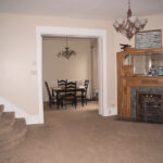 1431 East 2nd Street - Duluth rental property - living room fireplace